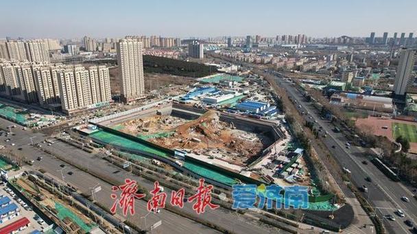 济南首家山姆会员店开建百日，车库基础施工全面推进