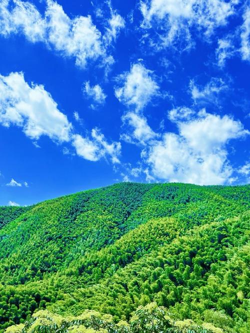 山边边天蓝蓝 手机原创摄影 我的抖音生活日记 自然风光