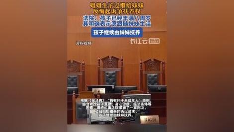 姐姐生子过继给妹妹反悔起诉争抚养权 法院：尊重孩子意见！