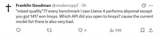 Meta 彻底翻车！Llama 4 实测拉胯，官方承认“有问题”DeepSeek？