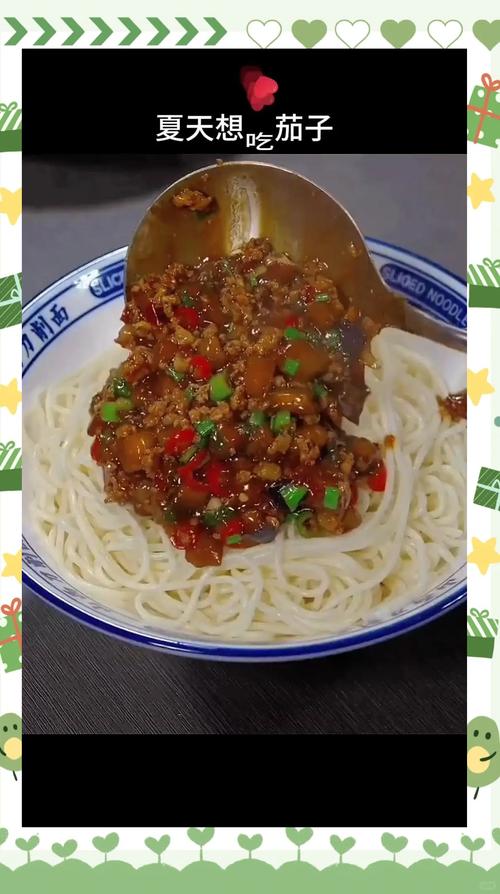茄子打卤面，学着妈妈的样子，做出妈妈的味道，连吃3大碗，真香