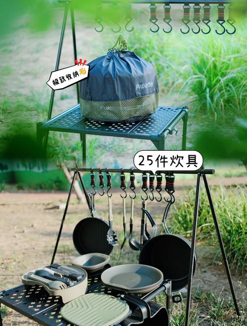 礼拜天在家测试野炊装备，柴火炉小铁锅煎鱼，为五一自驾游做准备
