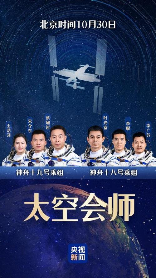 祝贺:中间空间站第六次会师成功，期待你们凯旋归来